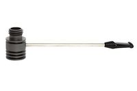 Radiator Pipes Long Straight Tobacco Pipe Frame - Gunmetal