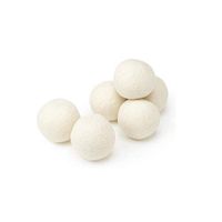 Mokylor 6 Pack 2.4in Premium Wool Dryer Balls,Reusable Natural Fabric Softener,Chemical Free Laundry Dryer Ball