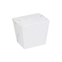 Karat FP-FP16W 16 oz. Paper Take-Out Container - White (Case of 450)