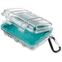 Pelican 1020 Micro Case (Aqua/Clear)