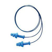 Howard Leight by Honeywell Multiple Use SmartFit® 3-Flange TPE (Thermoplastic Elastomer) Molded Corded Earplugs With Detachable Poly Cord (100 Packs)