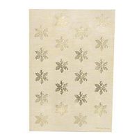 Ivory & Gold Snowflake Envelope Seals