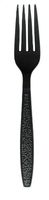 Daxwell Plastic Forks, Heavy Weight Polystyrene (PS), Black, 7 1/8", A10000981 (Case of 1,000)