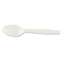 Enviroware GH1003 Full Size Heavyweight Biodegradable Teaspoon (Case of 1000)