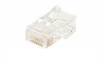 C&E CNE81145 Modular 8 X 8 Flat/Stranded RJ45 Plug Ul, 25-Pack