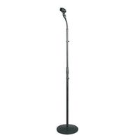 Pyle Universal Microphone Stand - M-6 Mic Holder USA Standard Adapter and Height Adjustable from 31.5" to 60" Inch High w/   Pivotable Gooseneck Mount - Heavy Duty Clutch Tension Knob PMKS32