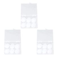 Healifty 18pcs Silicone Ear Plugs Sleep Earplugs Anti-Noise Earplugs for Swimming Studying Snoring Noise Cancelling White