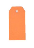 K-Kraft Gift Tags in Solid Colors (Without String) (Orange, 2)
