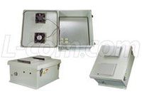 L-Com NB181608-10FS 18x16x8 120 VAC Weatherproof Enclosure w/ Fan Controller
