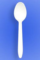 Wow Plastics Inc. Light Weight 5" Spoon - White Pp - 2/500 (1,000/Case)