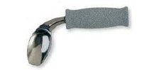 Angled Offset Spoon Deluxe, Stainless Steel - Right Hand