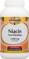 Vitacost Niacin Non - Flushing -- 1000 mg per serving - 300 Capsules (Quantity of 2)