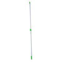 Unger EZ250 Opti-Loc Aluminum Extension Pole, 8ft, Two Sections, Green/Silver