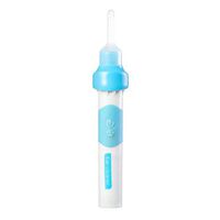 Electric Ear Cleaner, Earwax Removal Kit with LED Flashlight, Vibration Ear Pick Cleaning Painless Tool for Adult Baby Kids, Batteries Included Blue