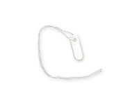 White Jewelry Tags-Strung Cotton 1/4"x11/16" (2 Packs; 1000 Tags Per Pack) - WRAPS-13096
