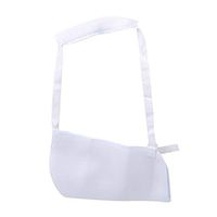 HAOWANG Shoulder Belt Arm Sling Breathable Mesh Elbow Brace Fracture Support Strap Accessories Supplies Adjustable White
