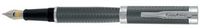 Conklin Herringbone Slate Grey Medium Point Fountain Pen - CK71016-M