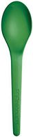 Eco-Products Plantware Renewable & Compostable Spoons, 6-Inch, Green, Case of 1000 (EP-S013G)