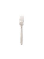 Club Pack of 288 Modern Clear Premium Heavy-Duty Plastic Party Forks