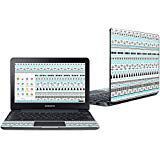Mightyskins Skin Compatible with Samsung Chromebook 3 11.6" - Turquoise Tribal | Protective, Durable, and Unique Vinyl Decal Wrap Cover | Easy to Apply, Remove, and Change Styles | Made in The USA