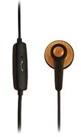 New OEM Samsin ECO Disk Ear Bud Mono 3.5mm Headset with Mic for Motorola Droid Bionic, Samsung Droid Charge i510, LG Revolution VS910, LG Cosmos 2 VN251, Motorola Droid 3, HTC Incredible 2, Apple iPhone 4/4S