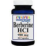 Pure and High Potency Berberine; 900mg Per Serving; 90 Capsules