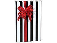 Black & White Stripes Gift Wrap 15 Foot Roll Wrapping Paper