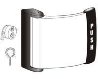 Adams Rite 4591-04-00-313 Aluminum Door Trim, 6.375" Length