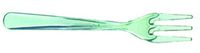 Mini Green Plastic Fork (Case of 1000), PacknWood - Compostable PLA Plastic Silverware (3.7" Length) 210CV001VBX
