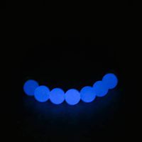 Mystiqs Kids Blue Glowing Stone & Lava Rock Beaded Adjustable Bracelet Essential Oil Diffuser for Aromatherapy Ideal for Anti-Stress or Anti-Anxiety Made With Real Stones No Silicone No Plastic 6-13
