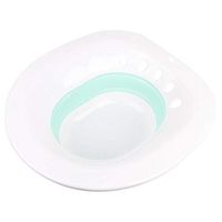 ViaGasaFamido Sitz Bath Over The Toilet Hip Perineal Soaking Bath for Hemorrhoidal Relief Pregnant Women Maternity Hip Cleaning Avoid Squatting(Blue)