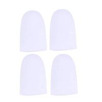 Artibetter 2 Pair Big toe caps gel toe protector with breathable hole protect toe