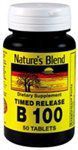 Nature's Blend B-100 Complex, Timed Release 50 Tablets