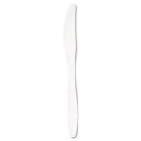 SCCGBX6KW - Guildware Heavyweight Plastic Knives, White