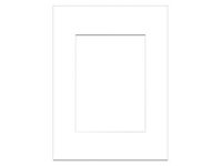 PA Framing, Single Mat, 9 x 12 inches Frame for 6 x 8 inches Photo Art Size - White Core/White