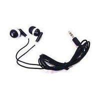 TFD Supplies Wholesale Bulk Earbuds Headphones 100 Pack for iPhone, Android, MP3 Player - Black