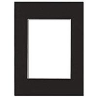 PA Framing ADF Mat 9x12/6x9 WhtCore Black