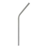 Barfly M37115 Stainless Steel Straw, 6 1/2", 1/4" Diam., Curved