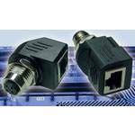 RJS-12D04FM-LS8001, Conn RJ-45/M12 Circular Adapter RCP/M 8/4 POS ST