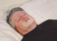 Chin-Up Strips Horseshoe Model- FDA Approved to Reduce Loud snoring on The First Night, Encourage Nasal Breathing, and Reduce Dry Mouth and Throat. for Skin Without a Beard. 90 Night Supply