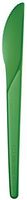 Eco-Products Plantware Renewable & Compostable Knives, 6-Inch, Green, Case of 1000 (EP-S011G)