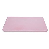 GHHZZQ Bathroom Rugs 2.5 cm Thick Quick Drying Non-Slip Bathtub Mat Super Absorbent Diatomite Kitchen Foot Pad, 4 Colors, 50x30cm (Color : Pink, Size : 50x30cm)
