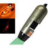 World's Smallest Handheld Fluorescence Microscope for Orange or Red Fluorescence [DsRed] with Professional Stand