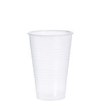 Dart Y20 20 oz Trans Ribbed Wall PS Cup (Case of 1000)