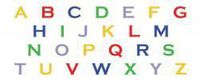 Letter and Number Gel Packs - Red, Jumbled Alphabet & Numbers - 1 Each/Each