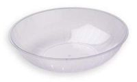 Clear Plastic Serving Bowl, 2-Gallon