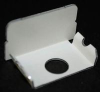 Wiremold V2010B Blank End Fitting, for Use with 2000 Series Plugmold Raceway, Steel, Ivory