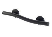 Lifeline Home Mobility Grab Bar - Wave Design | Right Hand | Matte Black | 24 Inch