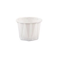 Treated Paper Soufflé Portion Cups, 3/4oz, White, 250/Bag