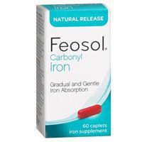 Feosol Carbonyl Natural Release Iron Caplets, 60 Caplets (Pack of 6)